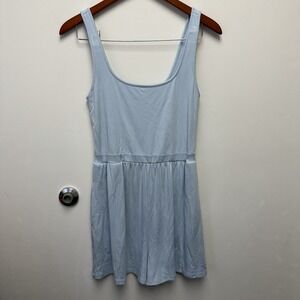 Wilfred Aritzia Romper Womens Medium Blue Stretchy Casual Jumpsuit Lounge